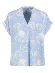 Sublevel Bluzka w kolorze błękitnym rozmiar: XL. Niebieskie bluzki damskie Sublevel, xl, bez wzorów, bez kołnierzyka, bez ramiączek. Za 82.99 zł.