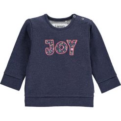 Bluza w kolorze granatowym. Niebieskie bluzy dziewczęce Lamino, z aplikacjami, z dresówki, bez ramiączek, bez kaptura. W wyprzedaży za 47.95 zł.