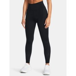 Legginsy do biegania damskie Under Armou Launch Elite. Czarne legginsy damskie Under Armour, bez wzorów. W wyprzedaży za 357.00 zł.