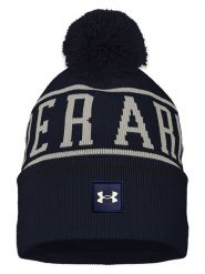 Under Armour Czapka "Halftime Pom" w kolorze czarnym rozmiar: onesize. Czarne czapki zimowe damskie Under Armour, ze splotem. Za 114.17 zł.