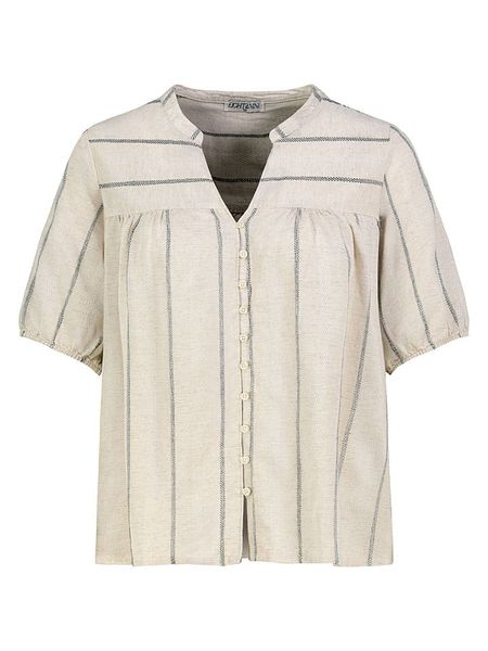 Eight2Nine Bluzka w kolorze kremowym rozmiar: L. Brązowe bluzki damskie Eight2Nine, l, bez wzorów, bez kołnierzyka, bez ramiączek. Za 86.99 zł.