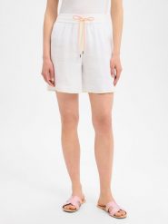 Marc Cain Szorty Kobiety len (100%) biały, 40. Białe szorty damskie Marc Cain, bez wzorów, ze lnu, eleganckie. Za 649.95 zł.