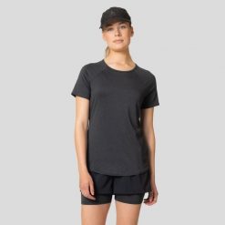Koszulka tech. damska Odlo T-shirt crew neck s/s ACTIVE 365. Szare bluzki damskie Odlo, s, bez wzorów, sportowe, bez kołnierzyka, bez ramiączek. W wyprzedaży za 119.99 zł.