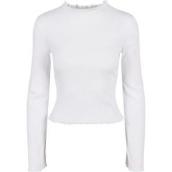 Damska koszulka z długim rękawem Urban Classics Turtleneck GT. Białe t-shirty damskie Urban Classics, bez wzorów, bez kołnierzyka. Za 160.50 zł.