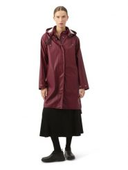 Ilse Jacobsen Płaszcz przeciwdeszczowy w kolorze bordowym rozmiar: 38. Czerwone kurtki przeciwdeszczowe damskie Ilse Jacobsen, s, bez kaptura. Za 217.99 zł.