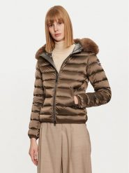 Colmar Kurtka puchowa 2286E 2YO Brązowy Slim Fit. Brązowe kurtki damskie Colmar, bez wzorów, z puchu, bez kaptura. Za 1,469.00 zł.