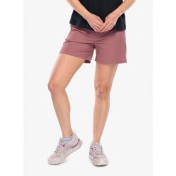 Spodenki turystyczne damskie Columbia Cedar Crest Short. Czerwone szorty damskie Columbia, bez wzorów, sportowe. Za 135.99 zł.