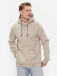 Brave Soul Bluza MSS-628SCHIZOIDE Beżowy Straight Fit. Brązowe bluzy bez kaptura męskie Brave Soul, m, z syntetyku. Za 89.99 zł.