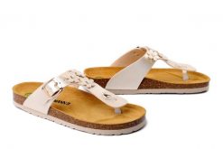 DR. BRINKMANN 700886-08 beige, klapki jsponki damskie. Brązowe klapki damskie Dr. Brinkmann, bez wzorów, bez obcasa. Za 174.90 zł.