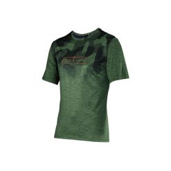 Koszulka rowerowa męska Leatt MTB Trail 1.0. Zielone t-shirty sportowe męskie LEATT, m, bez ramiączek, rowerowe. Za 239.99 zł.
