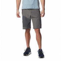 Krótkie Spodenki Turystyczne Męskie Columbia Triple Canyon II Short. Szare szorty męskie Columbia, bez kołnierzyka. Za 149.99 zł.
