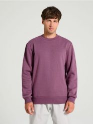Bluza z długimi rękawami - fioletowy. Fioletowe bluzy bez kaptura męskie Sinsay, l. W wyprzedaży za 14.99 zł.
