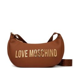 Torebka LOVE MOSCHINO. Brązowe listonoszki damskie Love Moschino, bez wzorów, bez dodatków. Za 809.99 zł.