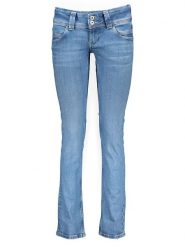 Pepe Jeans Dżinsy - Slim fit - w kolorze niebieskim rozmiar: W27/L32. Niebieskie jeansy damskie Pepe Jeans. Za 136.13 zł.
