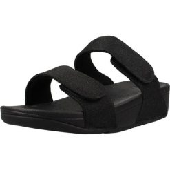 Sandały FITFLOP FZ9 090 LULU Czarny. Czarne sandały damskie Flip Flop, bez wzorów, z syntetyku, bez obcasa. Za 461.50 zł.