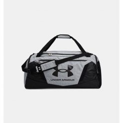 Torba sportowa UNDER ARMOUR Undeniable 5.0 Large wodoodporna. Szare torby podróżne damskie Under Armour, bez wzorów. Za 209.99 zł.