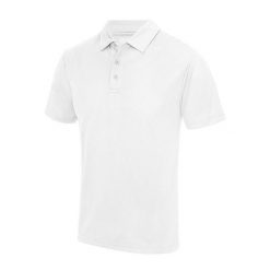 Męska Koszulka Polo Cool Regular. Białe koszulki polo męskie JUST COOL, l, bez wzorów, z materiału, bez ramiączek. Za 78.99 zł.