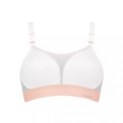 Biustonosz dla kobiet Triumph Triaction Extreme Lite N. Białe biustonosze Triumph, bez wzorów, z elastanu. Za 296.00 zł.