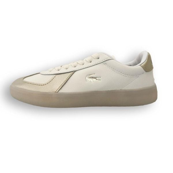 Buty Damskie Sportowe Lacoste Baseshot Pro 126 6 Sfa. Białe buty sportowe na co dzień damskie Lacoste, bez wzorów, ze skóry, tenisowe. Za 422.40 zł.