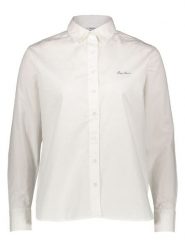 Pepe Jeans Koszula w kolorze białym rozmiar: S. Białe koszule damskie Pepe Jeans, s, bez wzorów, z bawełny, bez kołnierzyka, bez ramiączek. Za 140.53 zł.