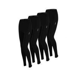 Legginsy termiczne, bielizna termoaktywna damska, 4 sztuki. Czarna bielizna termoaktywna damska XTREME, l, bez wzorów, z materiału. Za 358.45 zł.