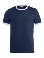 Clique Koszulka Nome unisex z czesaną bawełną – navy. Niebieskie t-shirty damskie CLIQUE, s, bez wzorów, z bawełny, bez kołnierzyka. Za 100.86 zł.