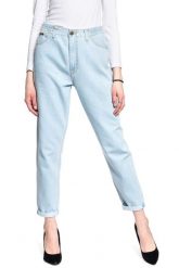 DAMSKIE SPODNIE JEANSOWE LEE ELASTICATED MOM L30MGGQB 112106522. Spodnie materiałowe damskie Lee, bez wzorów, z jeansu. Za 199.99 zł.