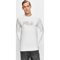 Fila - Bluza. Białe bluzy bez kaptura męskie Fila, l, z bawełny. W wyprzedaży za 129.90 zł.
