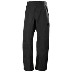 Spodnie narciarskie Helly Hansen Emiko Shell. Czarne spodnie materiałowe męskie Helly Hansen, bez wzorów, z poliesteru. Za 887.00 zł.