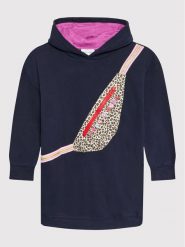 Marc Jacobs Sukienka codzienna W12413 S Granatowy Relaxed Fit. Niebieskie sukienki dziewczęce MARC JACOBS, bez wzorów, z bawełny, bez ramiączek. Za 419.99 zł.