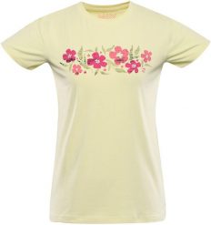 Stylowa Koszulka Damska Nax Nerga XL - Miękka Bawełna i Idealne Dopasowanie. Czerwone t-shirty damskie BANAX, xl, bez wzorów, z bawełny, bez kołnierzyka. Za 58.76 zł.