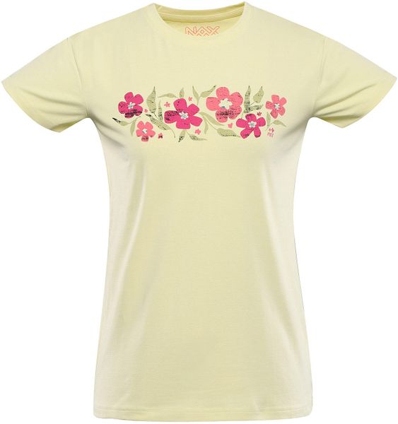 Stylowa Koszulka Damska Nax Nerga XL - Miękka Bawełna i Idealne Dopasowanie. Czerwone t-shirty damskie BANAX, xl, bez wzorów, z bawełny, bez kołnierzyka. Za 58.76 zł.