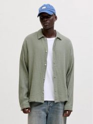 Jack & Jones Koszula Nantucket 12291804 Zielony Relaxed Fit. Zielone koszule męskie Jack & Jones, m, bez wzorów, z wiskozy, bez kołnierzyka, bez ramiączek. Za 149.99 zł.