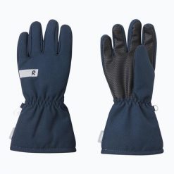 Rękawiczki zimowe dziecięce Reima Milne. Niebieskie rękawiczki dziecięce Reima, z materiału, bez ramiączek. Za 159.99 zł.