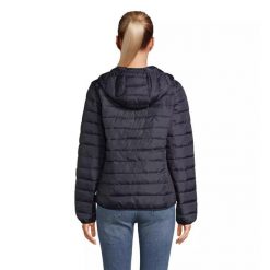 Damska kurtka z kapturem Sol's Stream. Niebieskie kurtki damskie SOL'S, s, bez wzorów, z puchu, z kapturem. Za 207.50 zł.