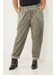 Curvy Lady Spodnie w kolorze khaki rozmiar: 48/50. Brązowe spodnie materiałowe damskie Curvy Lady, bez wzorów, z materiału, klasyczne, z standardowym stanem. Za 108.99 zł.