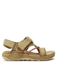 Merrell Sandały Terran 4 Backstrap J006746 Beżowy. Brązowe sandały damskie MERRELL, bez wzorów, ze skóry, bez obcasa, na płaskiej podeszwie. Za 289.99 zł.