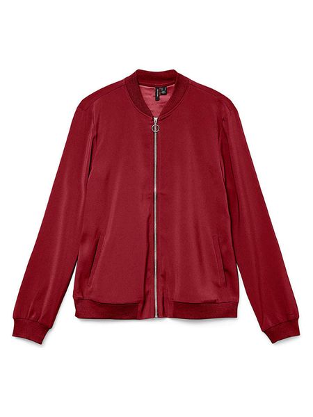 Vero Moda Kurtka w kolorze bordowym rozmiar: XS. Czerwone kurtki damskie Vero Moda, xs, bez wzorów, bez kaptura. Za 82.95 zł.