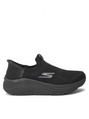 Skechers Sneakersy Skechers Slip-ins: Max Cushioning Elite 2.0 129611 Czarny. Czarne trampki i tenisówki damskie Skechers, bez wzorów, z materiału. Za 399.99 zł.