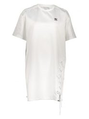 Adidas Sukienka "Always" w kolorze białym rozmiar: 38. Białe sukienki damskie Adidas, bez wzorów, bez kołnierzyka, bez ramiączek, mini. Za 83.22 zł.