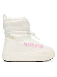 Moon Boot Śniegowce Mb Jr Park Tube Mid Glitter Wp 80D3440110 Biały. Białe kozaki dziewczęce Moon Boot, bez wzorów, z materiału, bez obcasa. Za 759.99 zł.