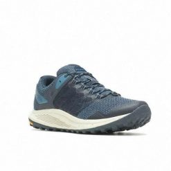 Buty do biegania męskie Merrell Nova 3 Gtx. Niebieskie obuwie do biegania damskie MERRELL. Za 915.00 zł.