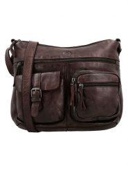 HIDE & STITCHES Skórzana torebka w kolorze brązowym - 34 x 25 x 10 cm rozmiar: onesize. Brązowe torebki klasyczne damskie HIDE & STITCHES, bez wzorów, z materiału, bez dodatków. Za 260.99 zł.