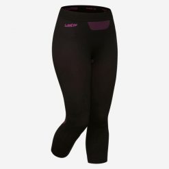 Legginsy termoaktywne narciarskie damskie Wedze 580 I-Soft. Czarne bielizna termoaktywna damska WED'ZE, m, bez wzorów, z elastanu. W wyprzedaży za 59.99 zł.