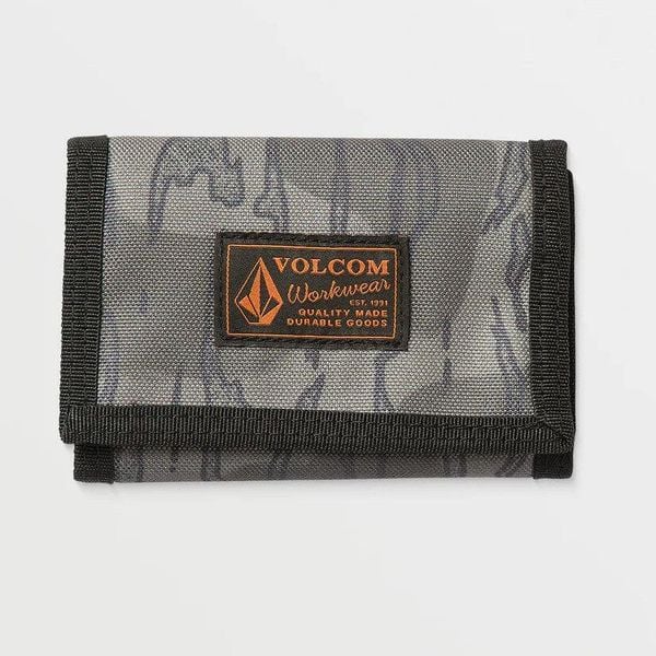 Portfel Volcom Workwear brindle. Portfele męskie Volcom, bez wzorów. Za 156.51 zł.