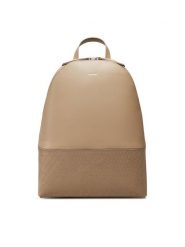 Calvin Klein Plecak Ck Mixmedia Backpack_Mono K60K613184 Beżowy. Brązowe plecaki damskie CALVIN KLEIN, bez wzorów, ze skóry. Za 349.99 zł.