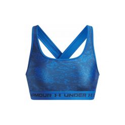 Biustonosz Sportowy Damski Under Armour Top Mid Crossback. Niebieskie biustonosze sportowe damskie Under Armour, bez wzorów. Za 159.99 zł.