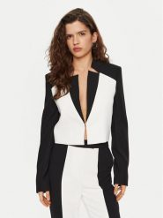 KARL LAGERFELD Marynarka A1W14044 Biały Relaxed Fit. Białe marynarki i żakiety damskie Karl Lagerfeld, bez wzorów, z syntetyku. Za 1,209.00 zł.