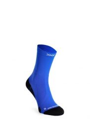 Skarpety do biegania X-Socks Trailrun Perform Crew. Niebieskie skarpetki damskie X-Socks, bez wzorów, z materiału. Za 120.99 zł.