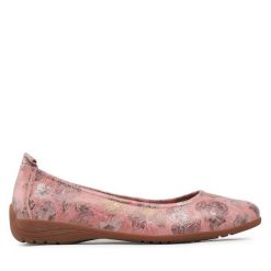 Baleriny Josef Seibel. Czerwone baleriny damskie Josef Seibel, bez wzorów, bez obcasa. Za 249.99 zł.